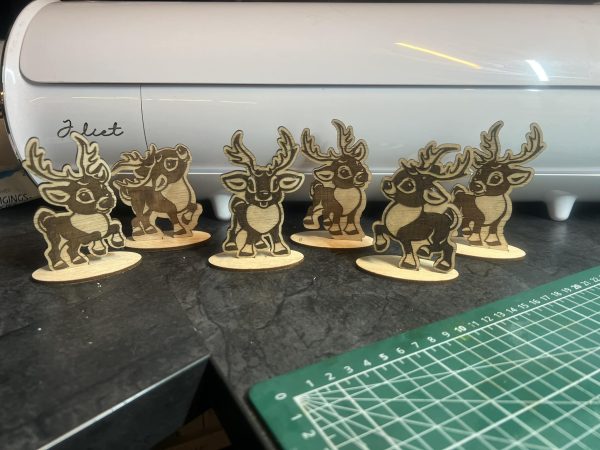 011 set van 6 rendiertjes
