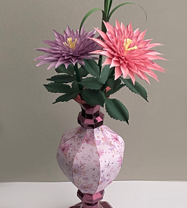 146 Spin bloemen vaas