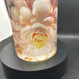 029 frosted thee glas bloem