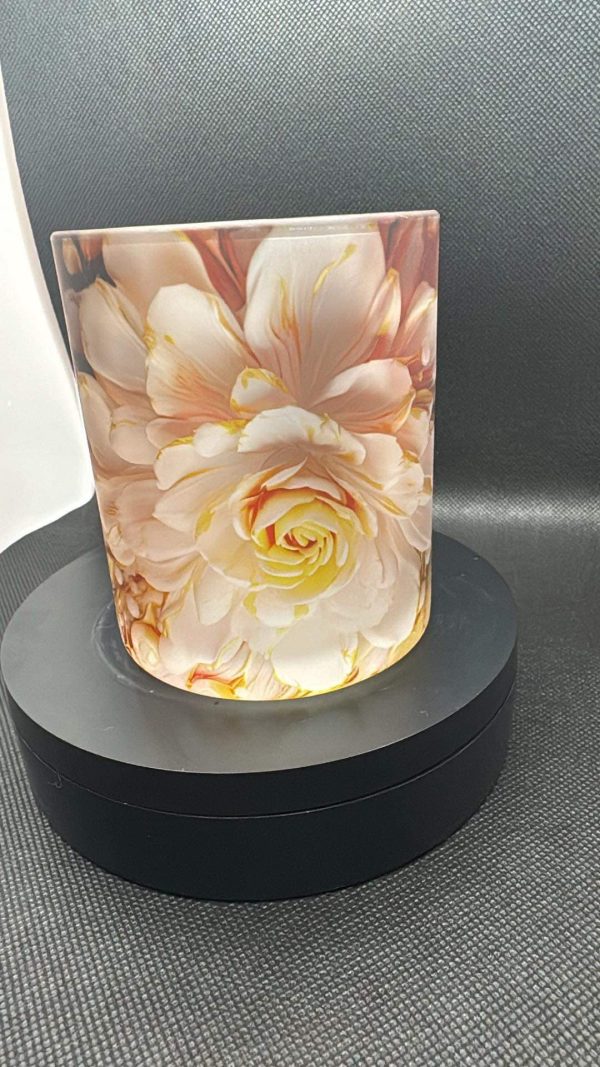 029 frosted thee glas bloem