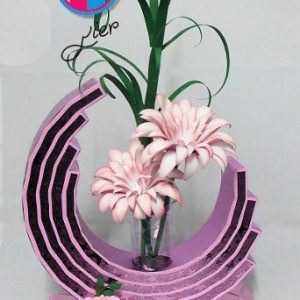089 Designer vaas rond