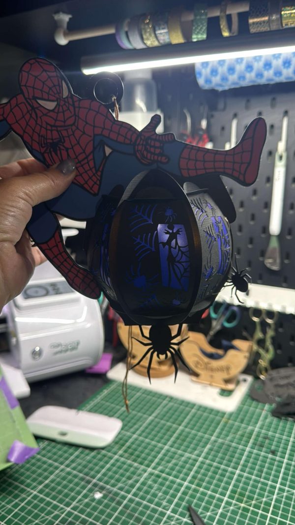 302 spide-man lantaarn - Afbeelding 2